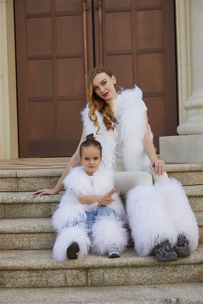 Pelsbenvarmer kostume